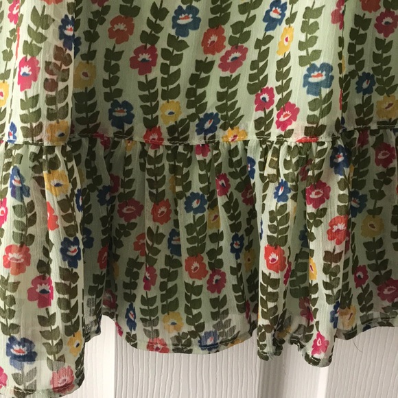 Floral ruffle bottom dress - Picture 3 of 3